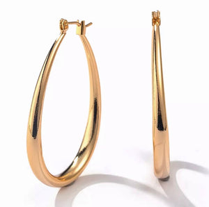 Gold Chic Hoops