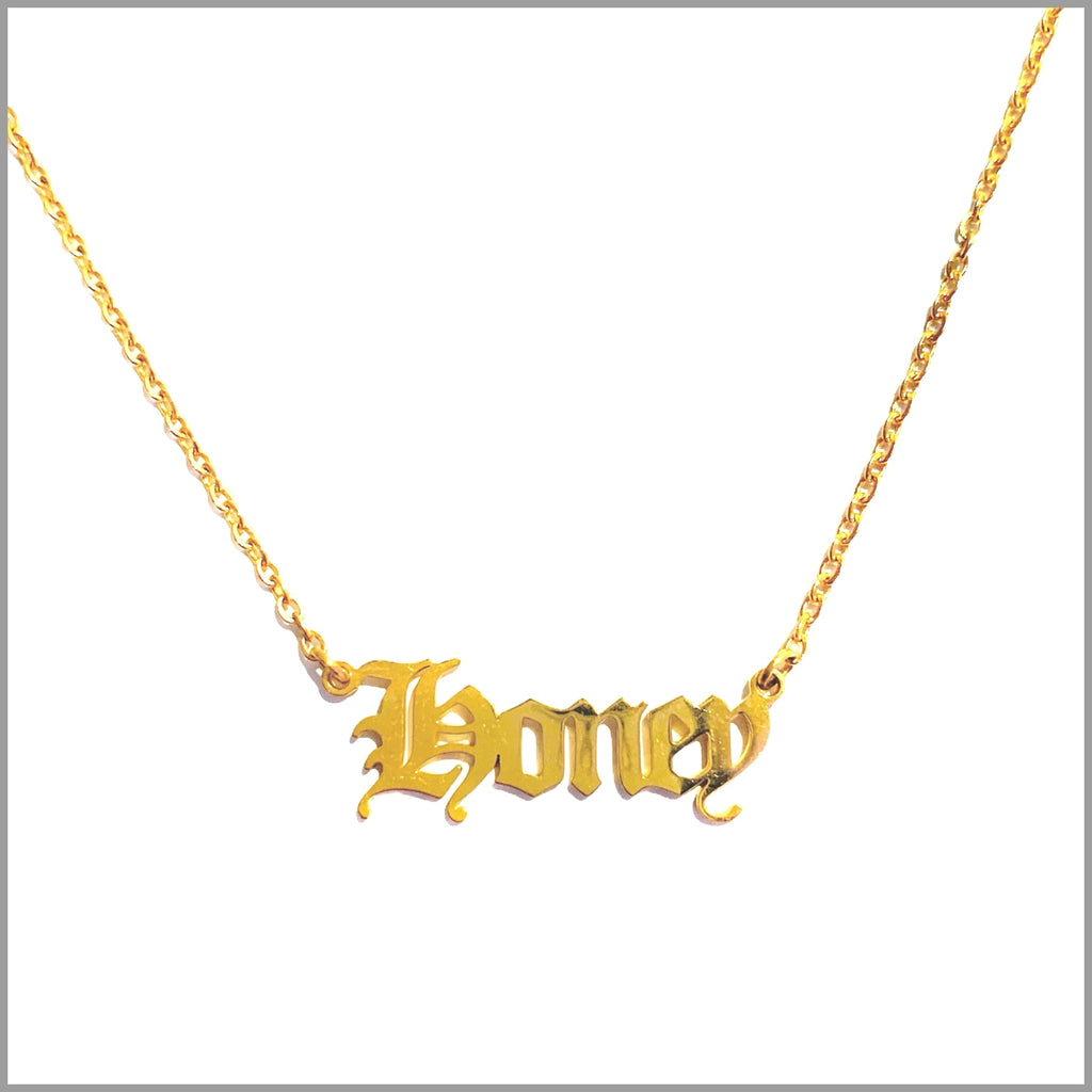 Honey Plated Necklace