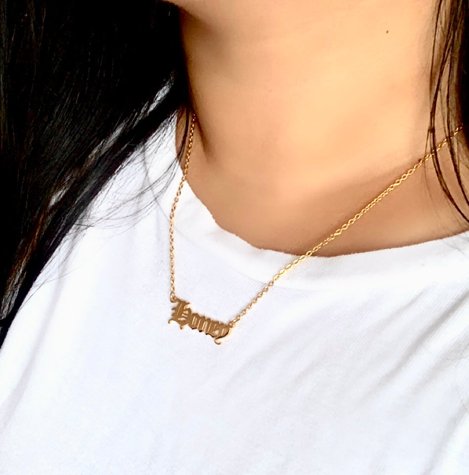 Honey Plated Necklace