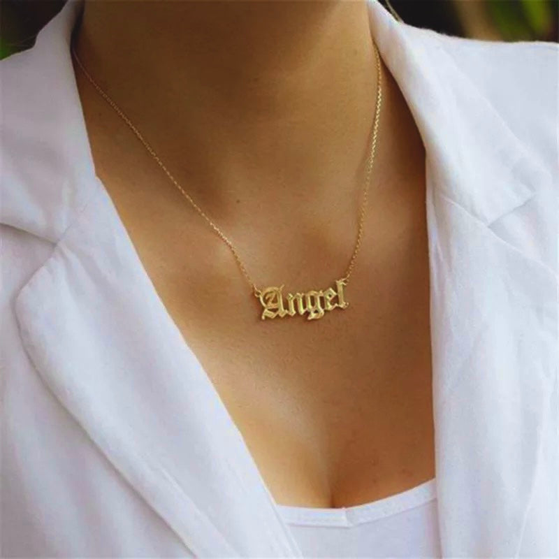 Angel Plated Necklace