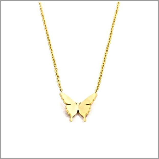 Golden Butterfly Necklace