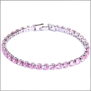 Tennis Bracelet - Pink