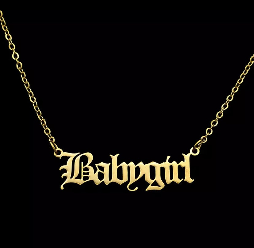 Babygirl Plated Necklace