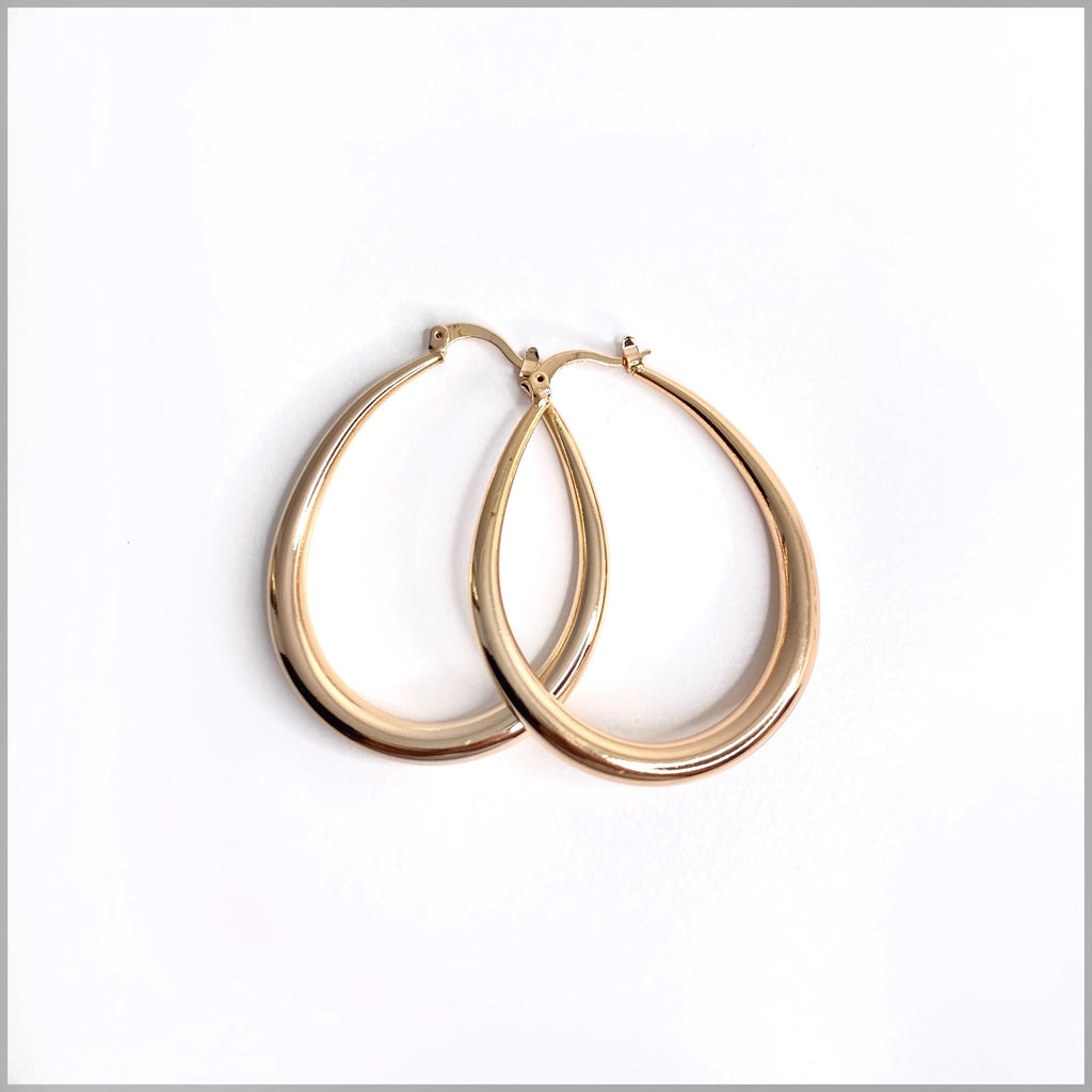 Gold Chic Hoops