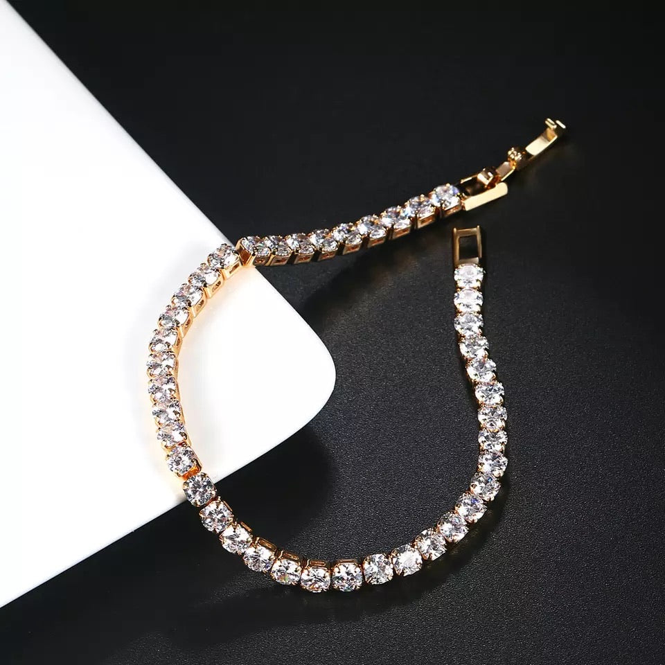 Tennis Bracelet - Gold