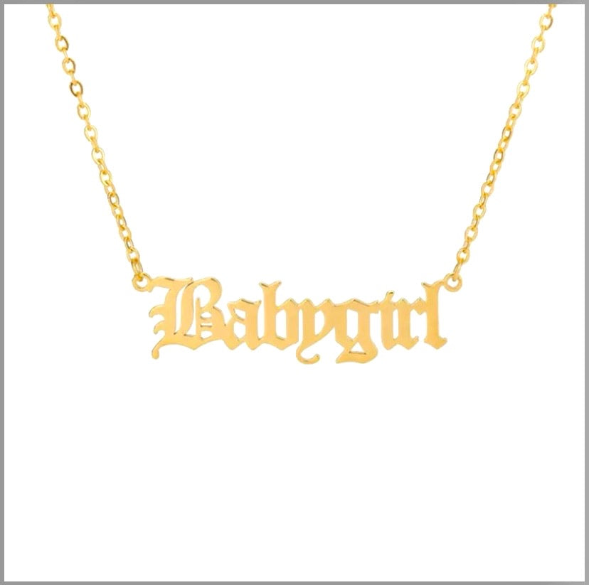 Babygirl Plated Necklace